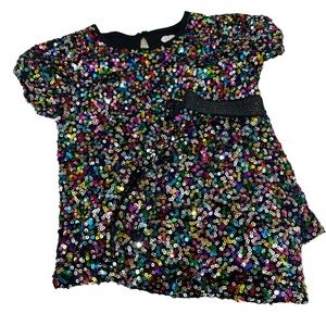 365 Kids 2 piece Multi-colored sequin set (Size 8)